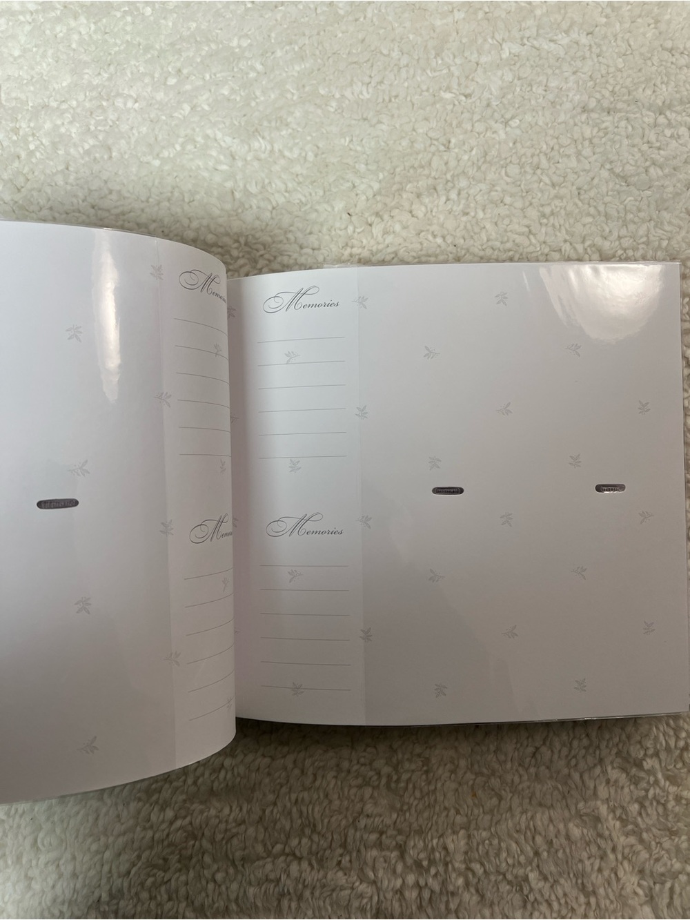 C.R. Gibson "Always & Forever" Ivory Journal Photo Album & Wedding Keepsakes - Picture 9 of 11